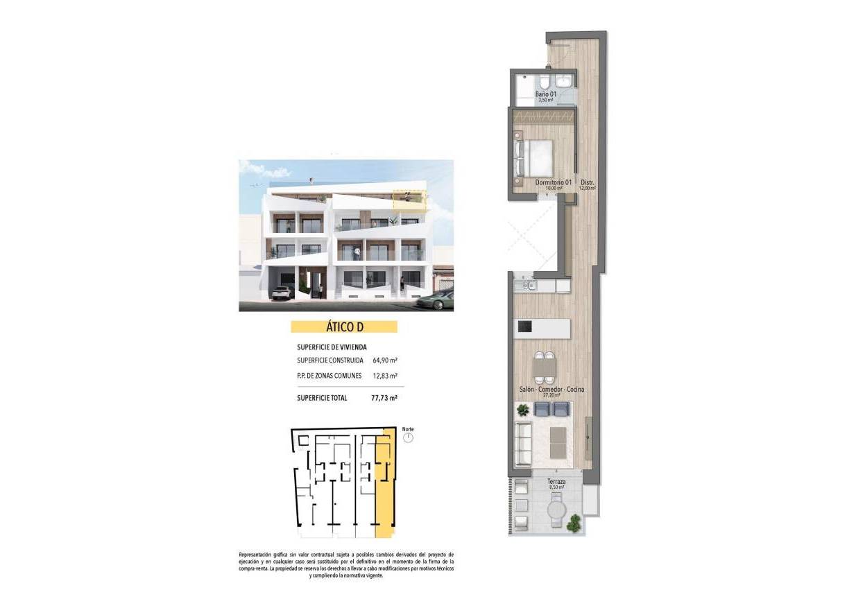 Nieuwbouw - Penthouse - Torrevieja - Playa de El Cura