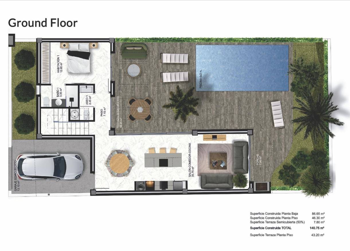 Nieuwbouw - Townhouse / Semi-detached - Almoradí - Las Heredades
