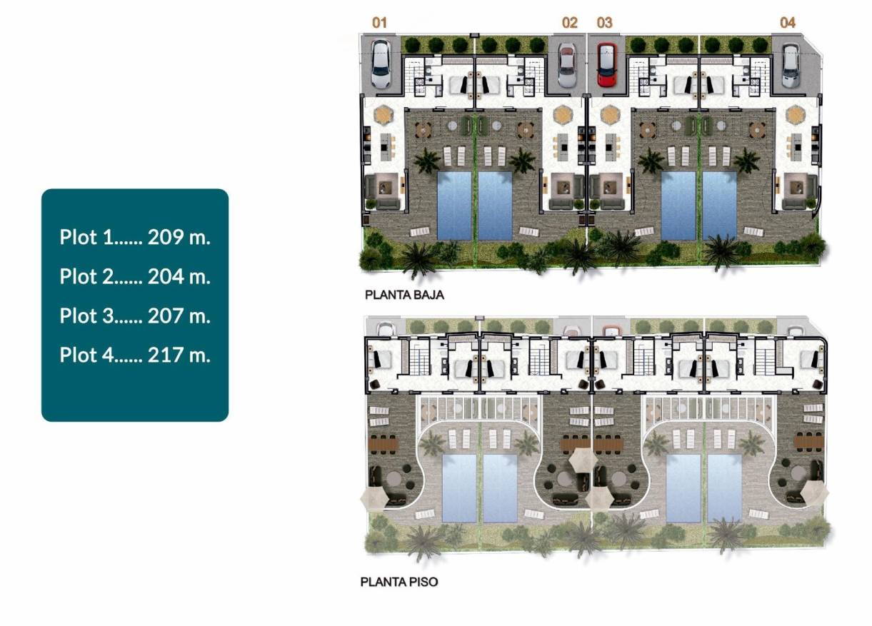 Nieuwbouw - Townhouse / Semi-detached - Almoradí - Las Heredades