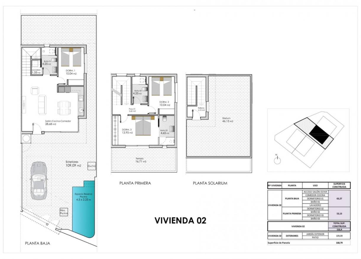 Nieuwbouw - Townhouse / Semi-detached - Pilar de la Horadada - pueblo