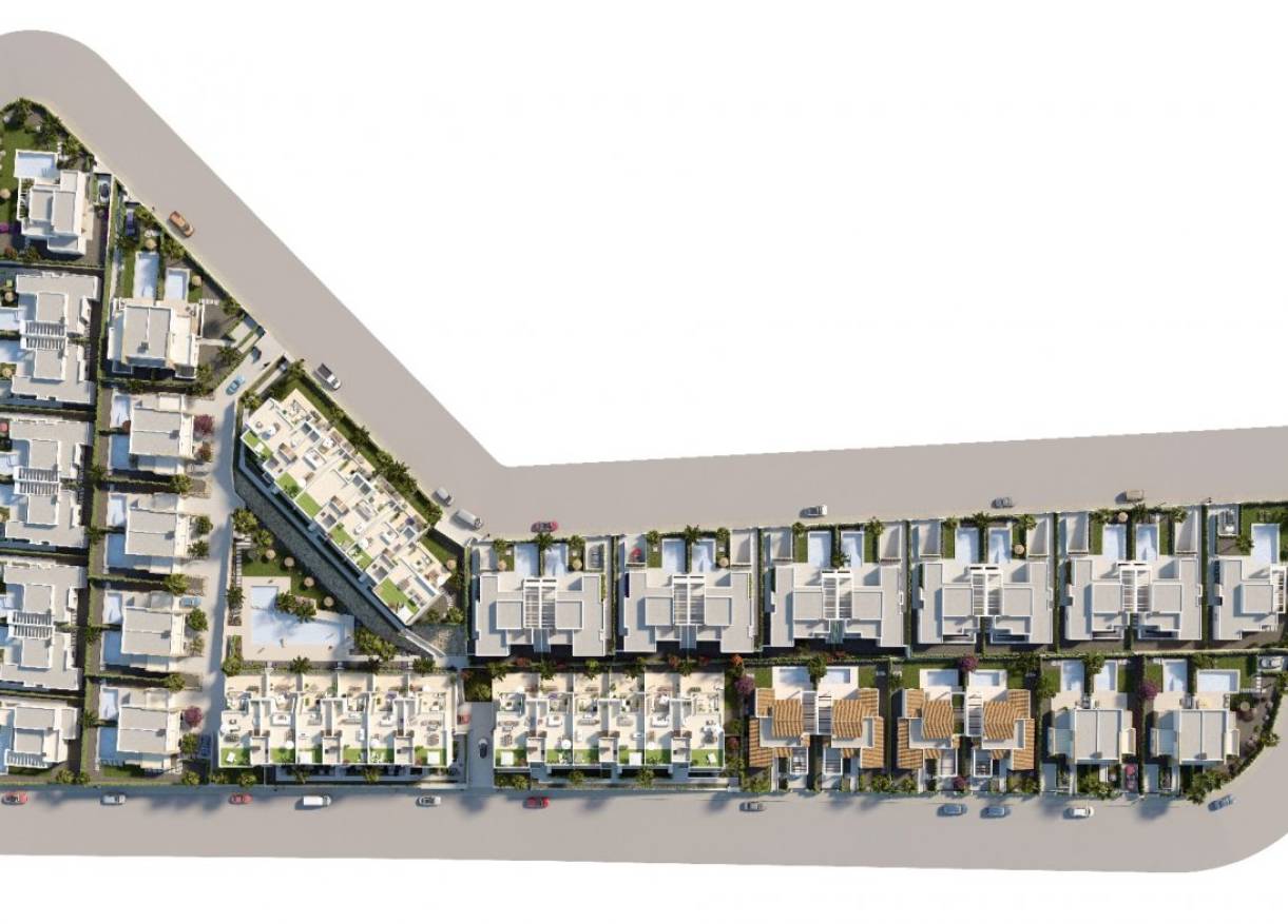 Nieuwbouw - Townhouse / Semi-detached - Algorfa - La Finca Golf