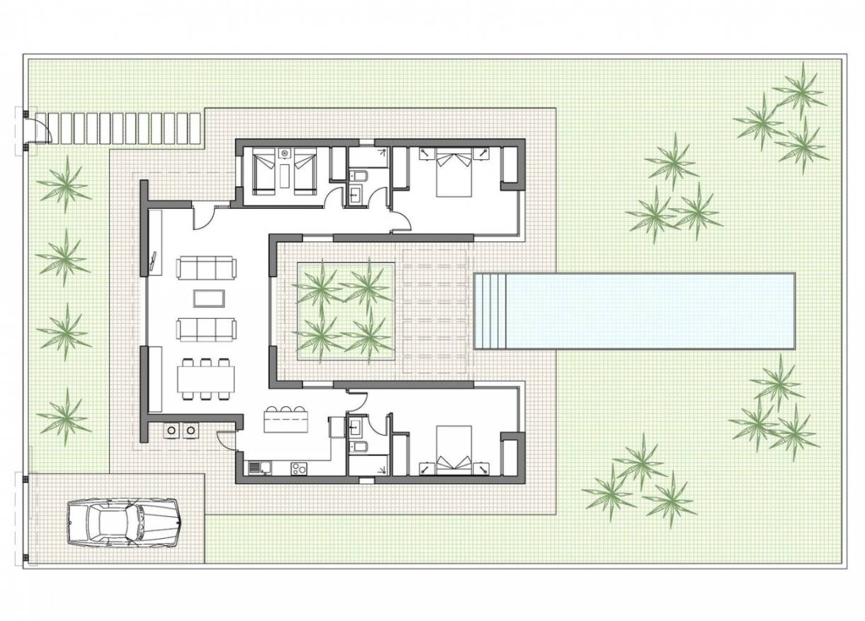 Nieuwbouw - Villa - Benijófar - Polideportivo