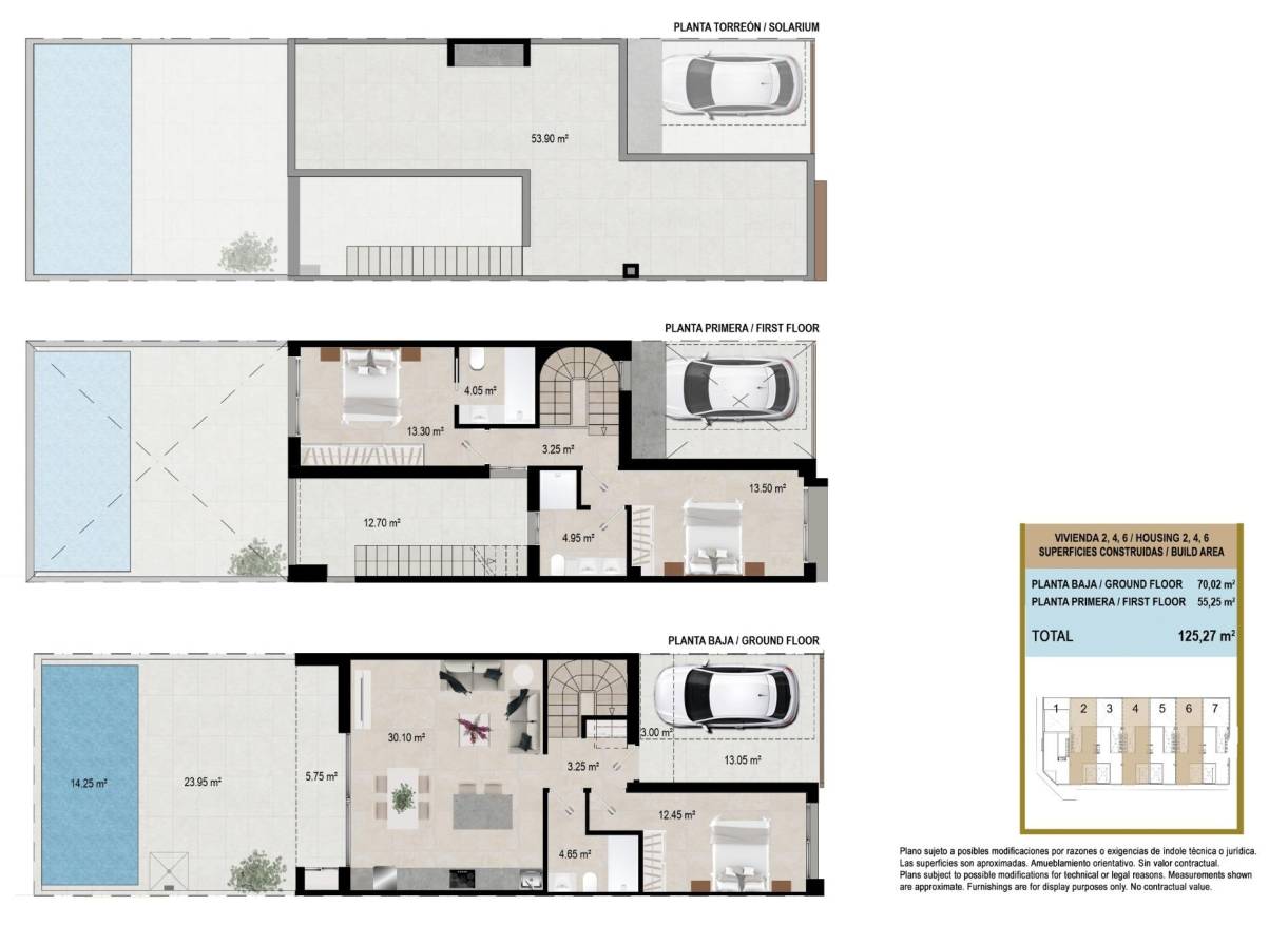 Nieuwbouw - Townhouse / Semi-detached - San Javier - pueblo