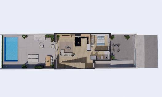 Nieuwbouw - Townhouse / Semi-detached - Los Alcazares - Serena Golf