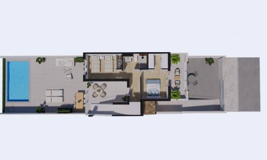 Nieuwbouw - Townhouse / Semi-detached - Los Alcazares - Serena Golf