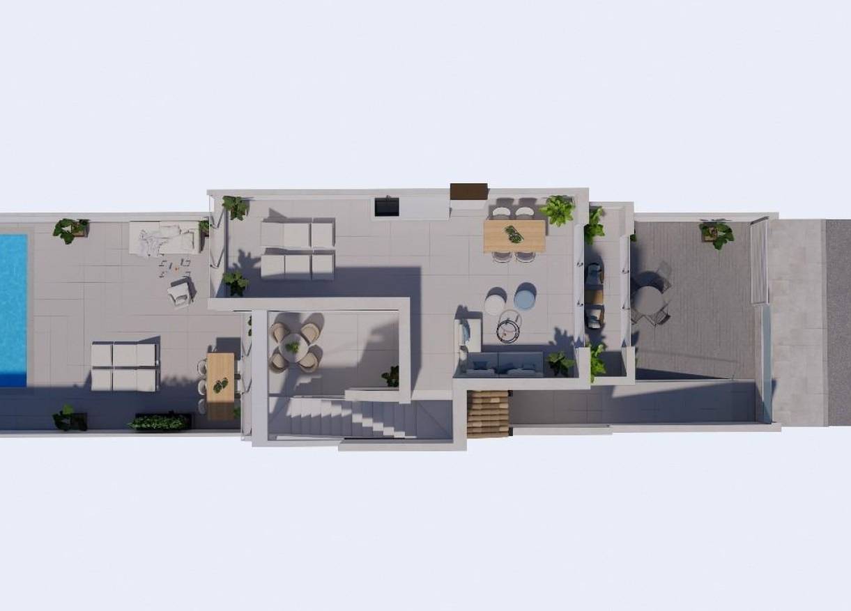 Nieuwbouw - Townhouse / Semi-detached - Los Alcazares - Serena Golf