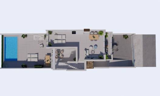 Nieuwbouw - Townhouse / Semi-detached - Los Alcazares - Serena Golf