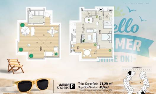 Nieuwbouw - Penthouse - La Manga del Mar Menor - La Manga