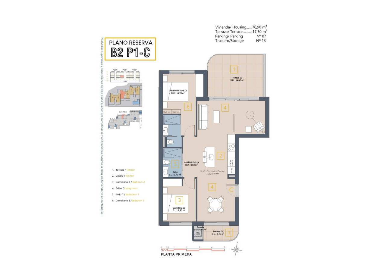 Nieuwbouw - Appartement - Los Alcazares - Serena Golf