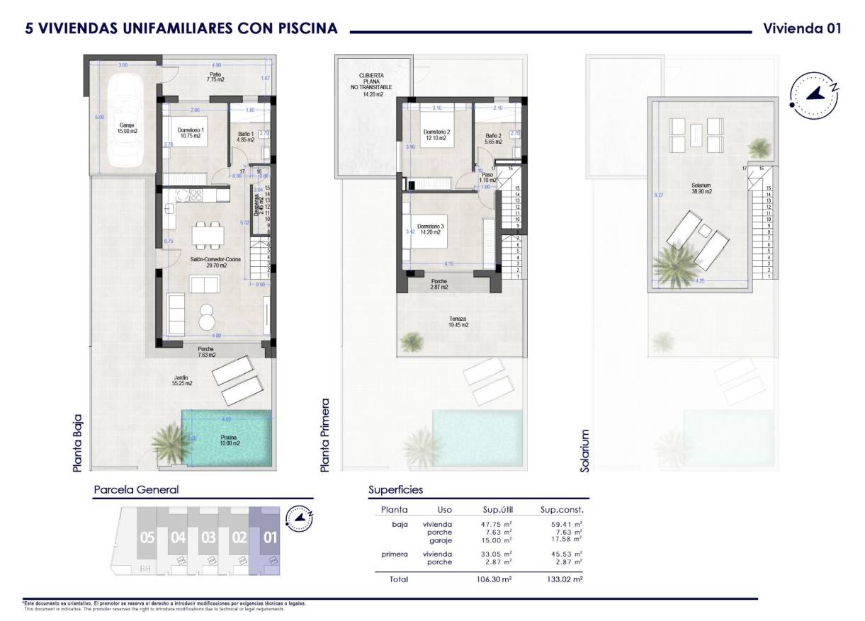 Nieuwbouw - Townhouse / Semi-detached - San Pedro del Pinatar - Polideportivo
