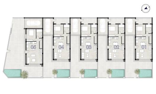 Nieuwbouw - Townhouse / Semi-detached - San Pedro del Pinatar - Polideportivo