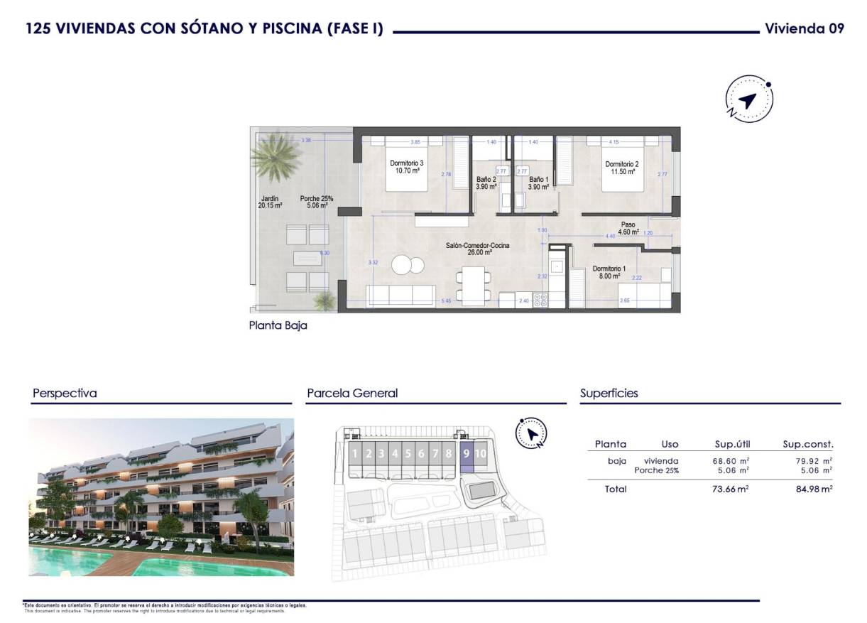 Nieuwbouw - Appartement - San Javier - Santiago de la Ribera
