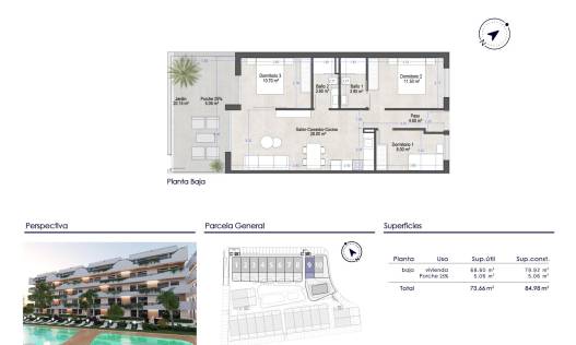 Nieuwbouw - Appartement - San Javier - Santiago de la Ribera