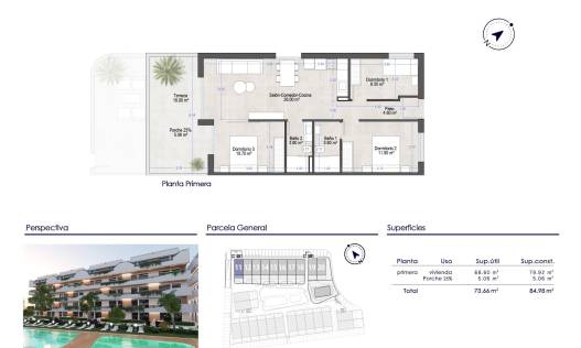 Nieuwbouw - Appartement - San Javier - Santiago de la Ribera