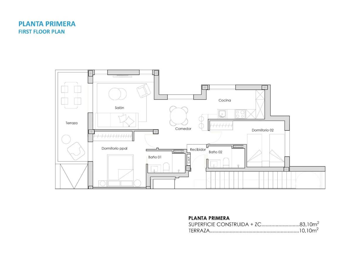 Nieuwbouw - Appartement - Torre Pacheco - Santa Rosalia Lake And Life Resort