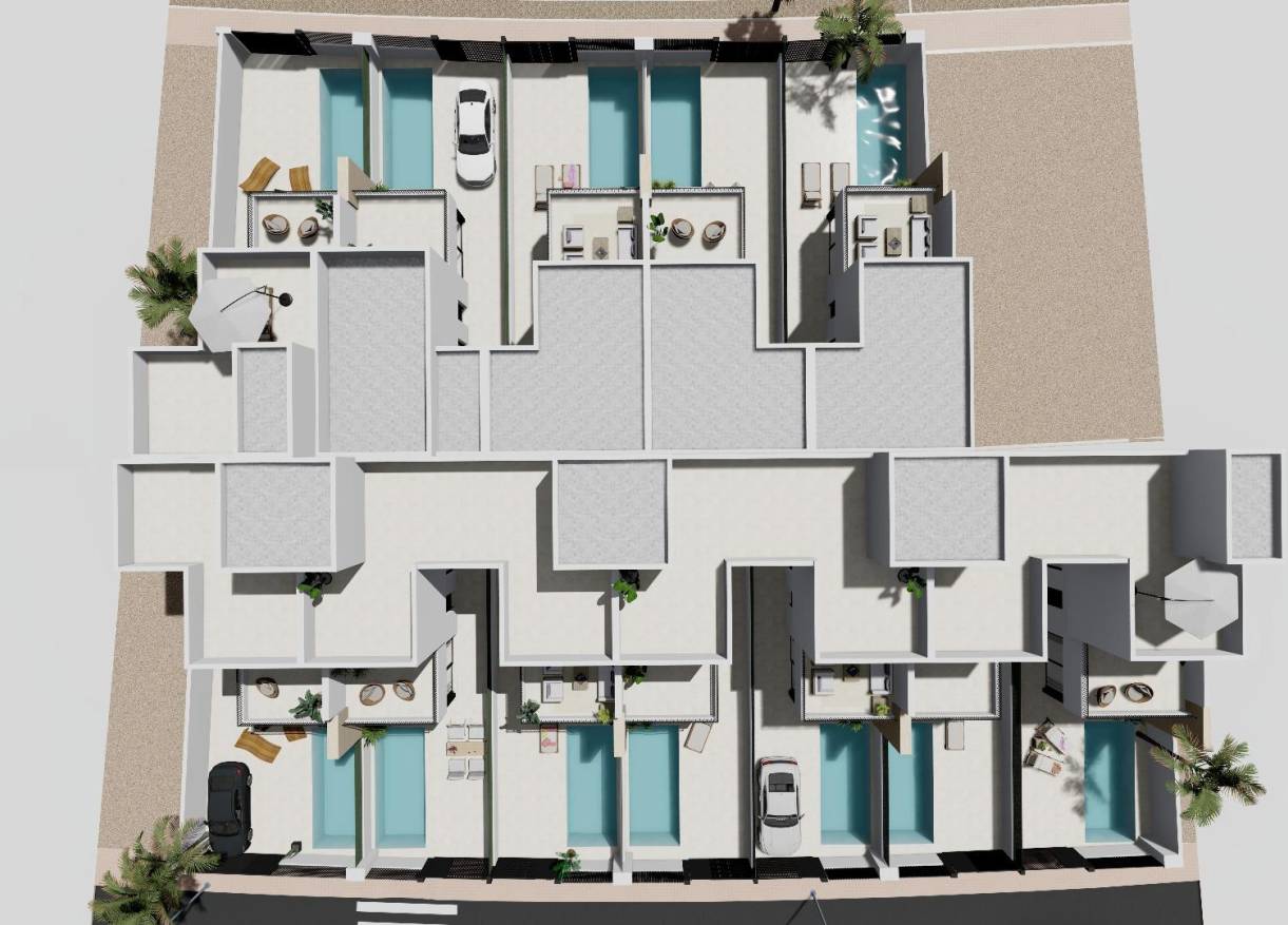 Nieuwbouw - Townhouse / Semi-detached - Santiago de la Ribera