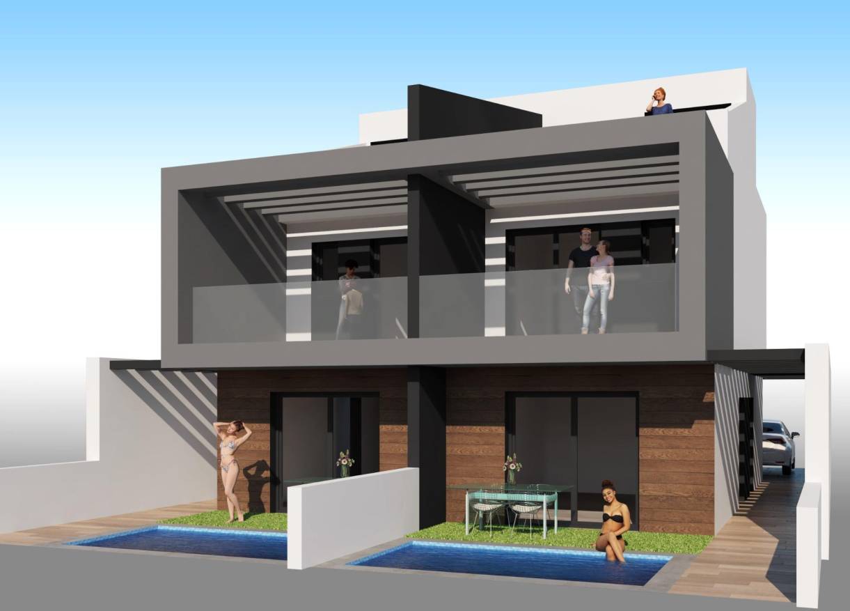 Nieuwbouw - Townhouse / Semi-detached - San Javier - Santiago de la Ribera