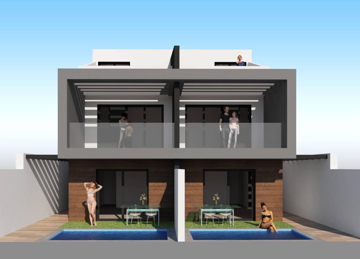 Nieuwbouw - Townhouse / Semi-detached - San Javier - Santiago de la Ribera