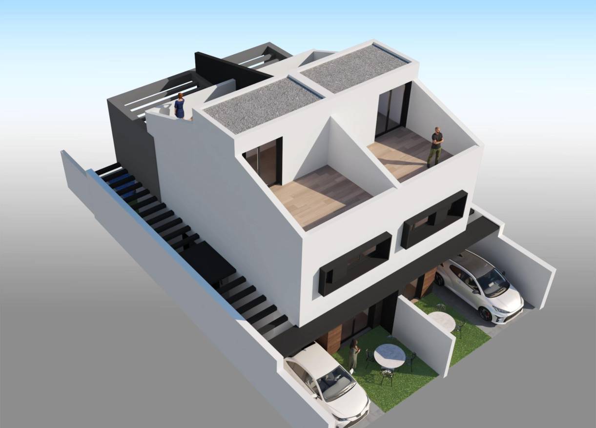 Nieuwbouw - Townhouse / Semi-detached - San Javier - Santiago de la Ribera