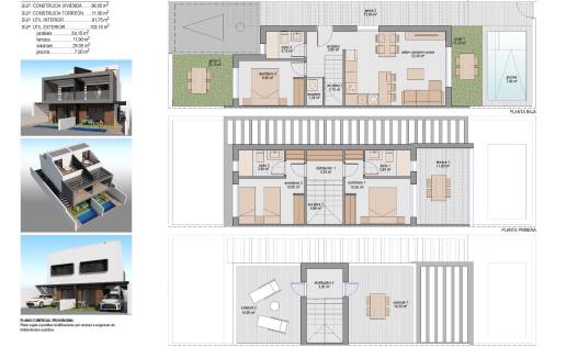 Nieuwbouw - Townhouse / Semi-detached - San Javier - Santiago de la Ribera