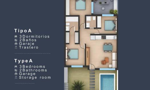 Nieuwbouw - Appartement - San Pedro del Pinatar - Los Pinos