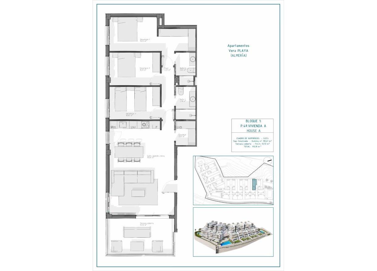 Nieuwbouw - Appartement - Vera - Pueblo Salinas