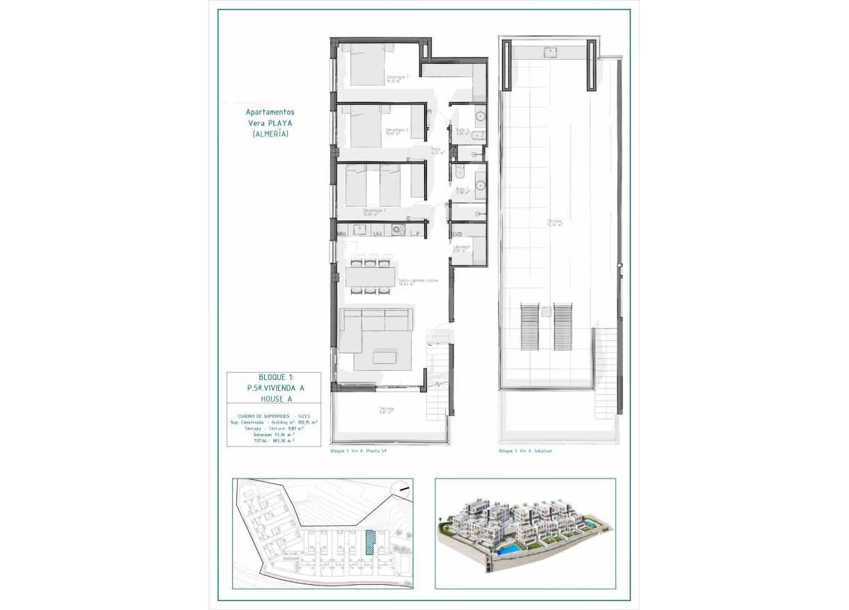 Nieuwbouw - Penthouse - Vera - Pueblo Salinas