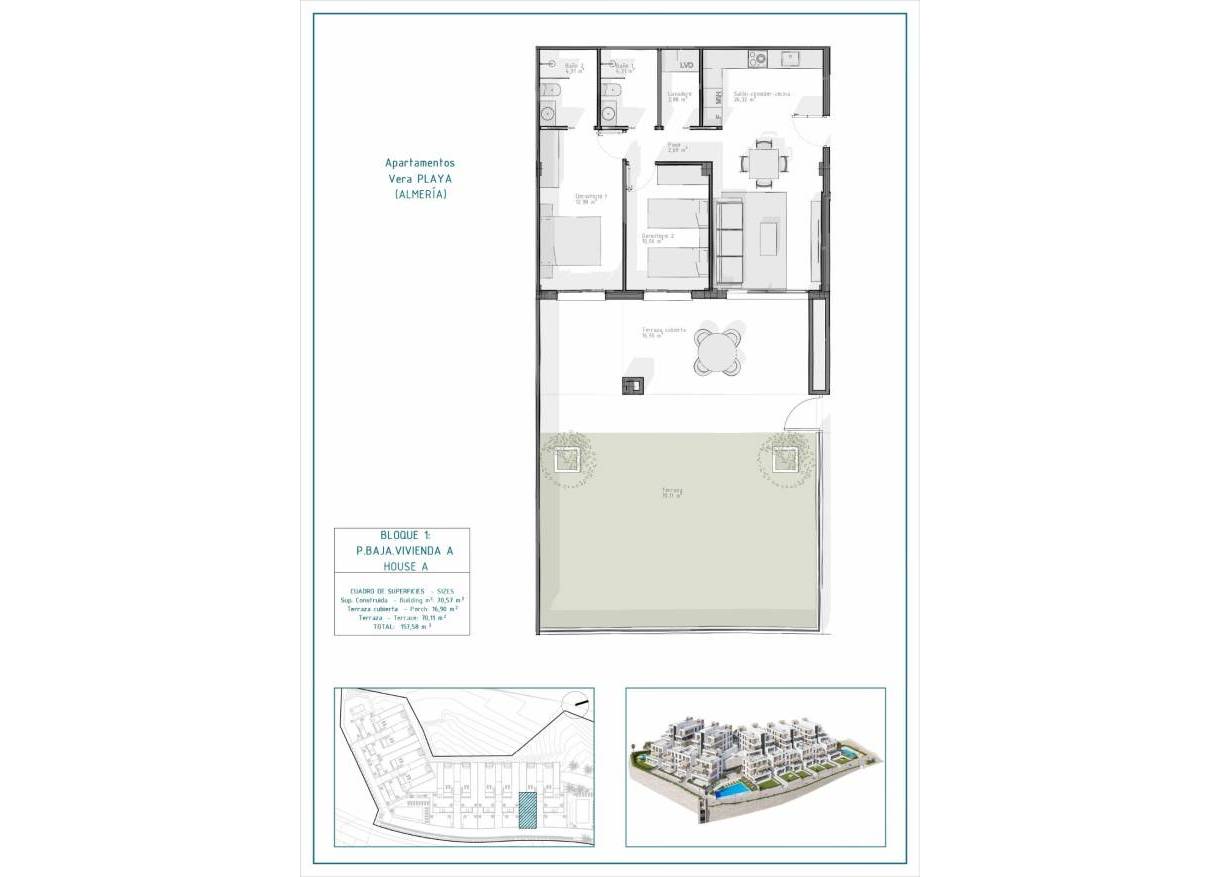 Nieuwbouw - Appartement - Vera - Pueblo Salinas