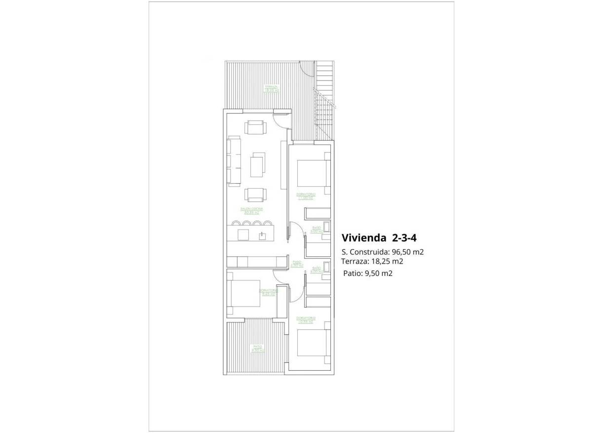 Nieuwbouw - Appartement - San Pedro del Pinatar - Los Antolinos