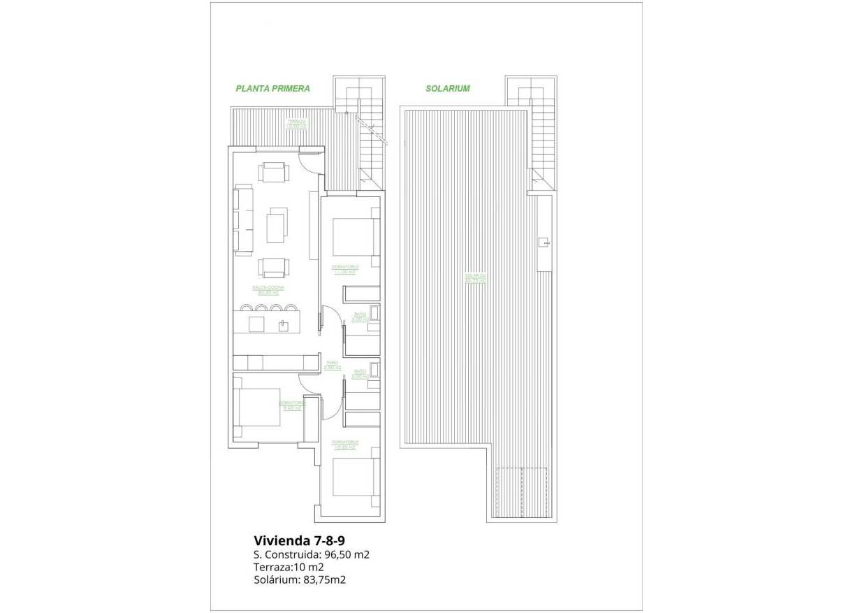 Nieuwbouw - Penthouse - San Pedro del Pinatar - Los Antolinos