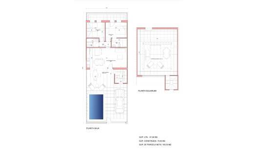 Nieuwbouw - Townhouse / Semi-detached - Fuente Álamo de Murcia - La Pinilla