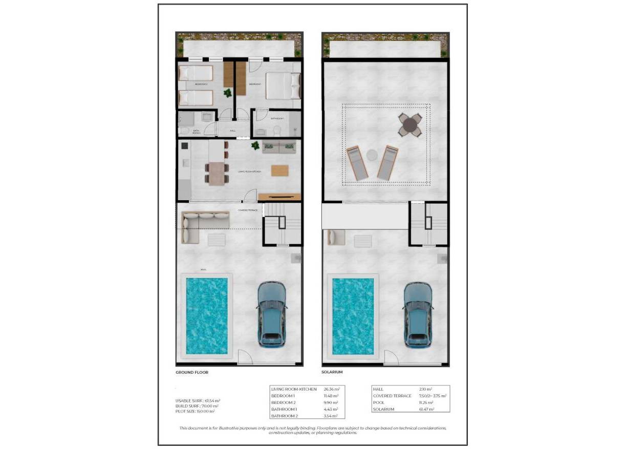 Nieuwbouw - Townhouse / Semi-detached - Fuente Álamo de Murcia - La Pinilla