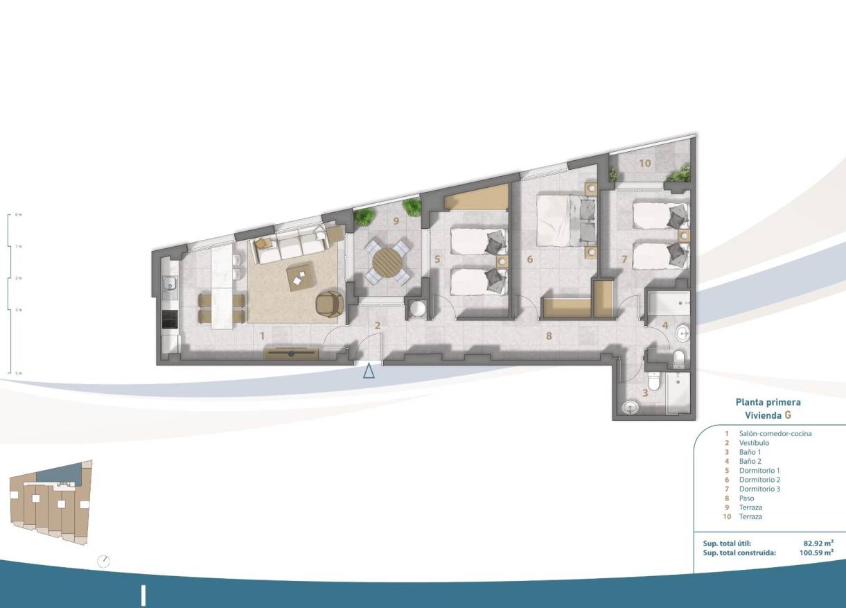 Nieuwbouw - Appartement - San Pedro del Pinatar - Playa Villananitos