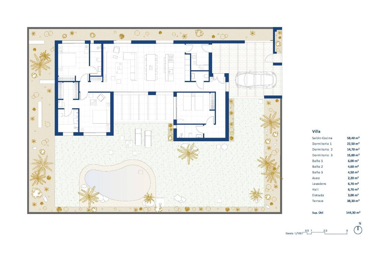 Nieuwbouw - Villa - Baños y mendigo - Altaona Golf