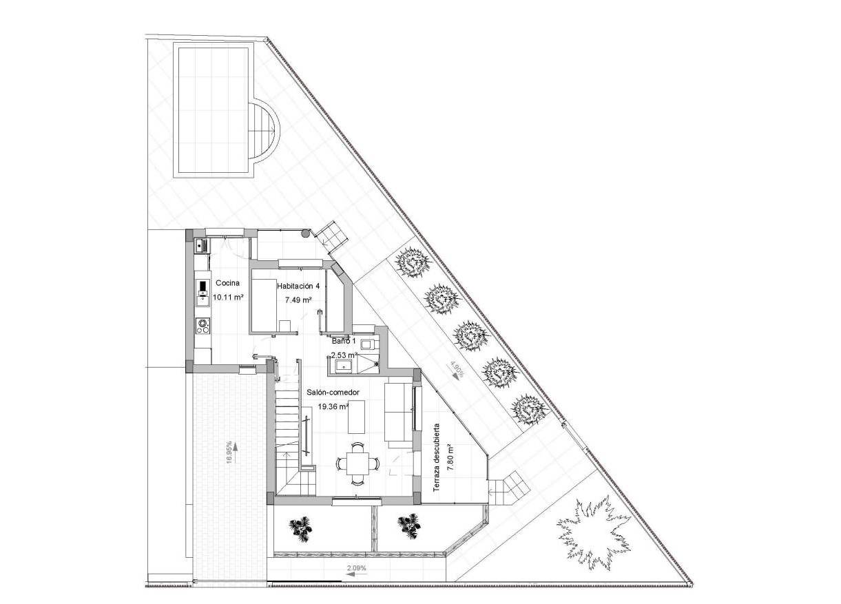 Nieuwbouw - Townhouse / Semi-detached - Los Alcazares - Torre del Rame