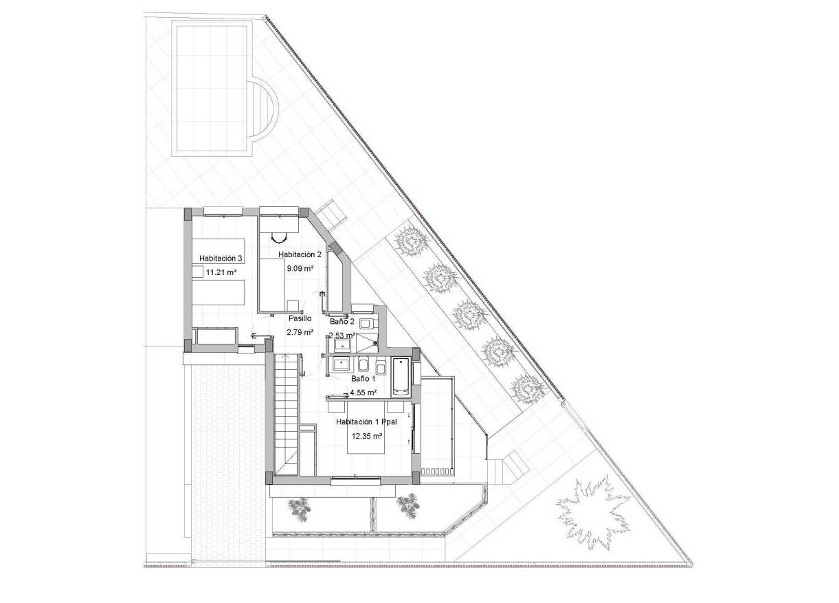 Nieuwbouw - Townhouse / Semi-detached - Los Alcazares - Torre del Rame
