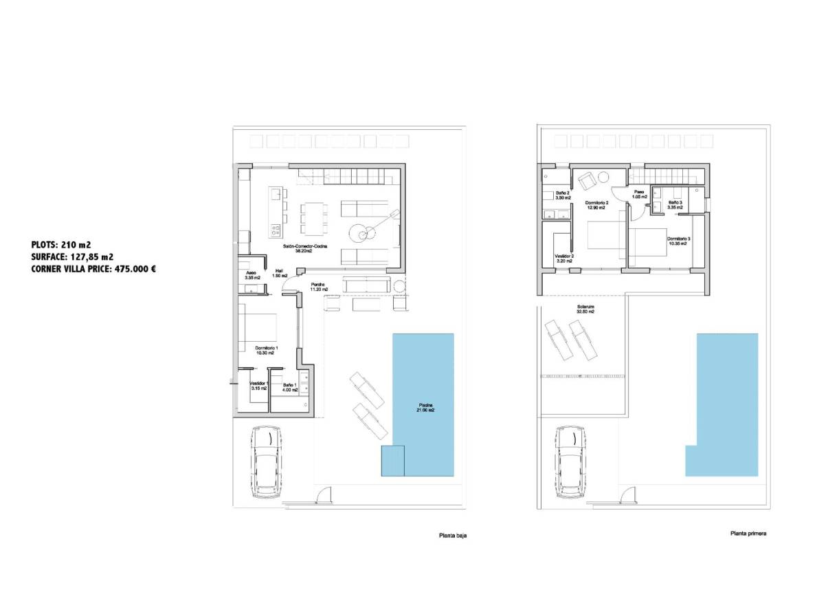 Nieuwbouw - Villa - San Javier - Parque de los leones