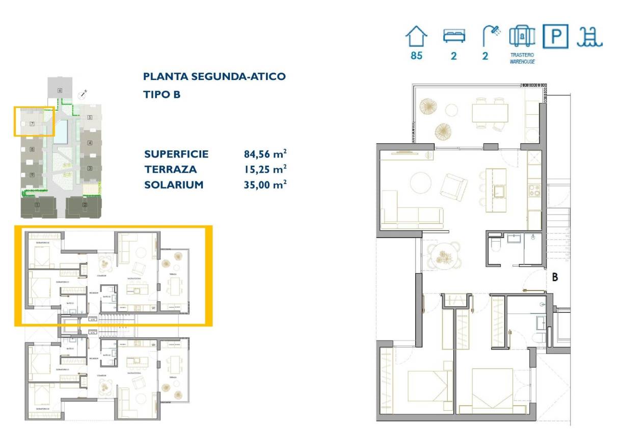 Nieuwbouw - Penthouse - San Pedro del Pinatar - Pueblo