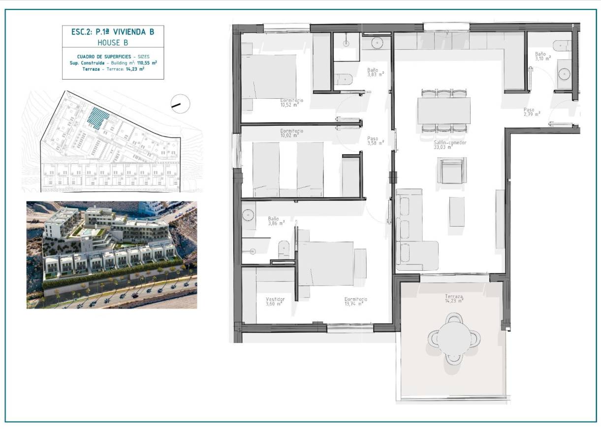Nieuwbouw - Appartement - Águilas - Playa del Hornillo