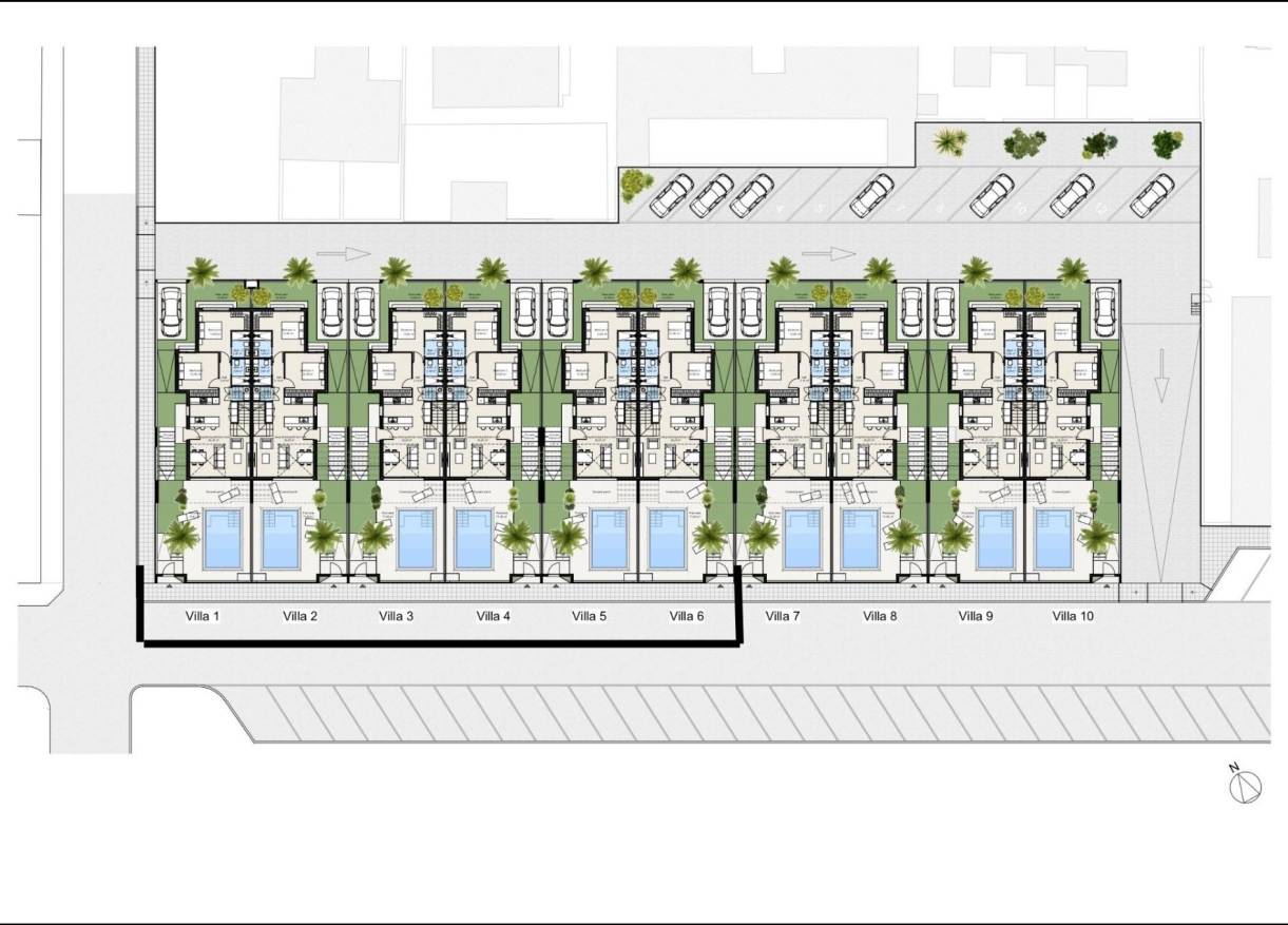 Nieuwbouw - Townhouse / Semi-detached - Los Nietos - Los Nietos playa