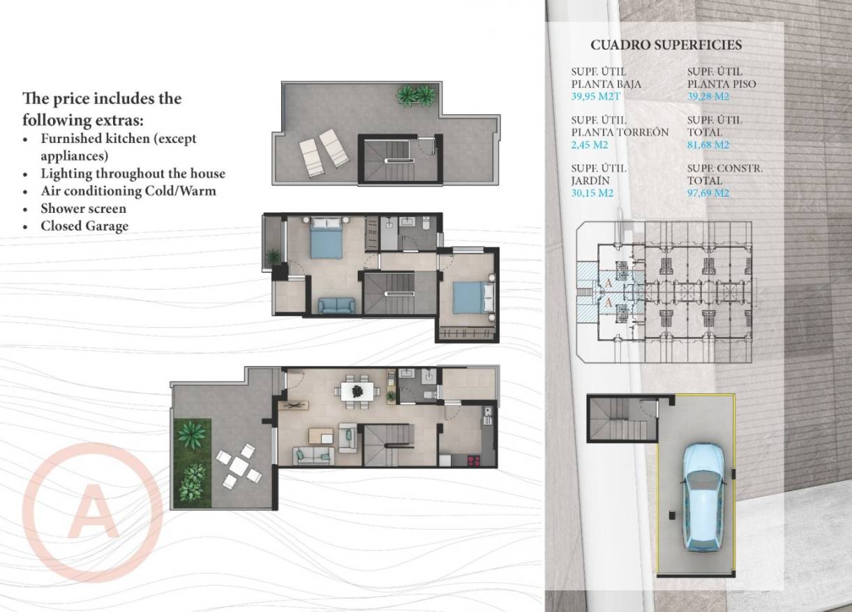 Nieuwbouw - Townhouse / Semi-detached - La Manga del Mar Menor - La Manga