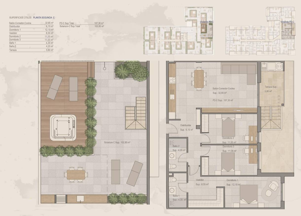 Nieuwbouw - Penthouse - Torre Pacheco - Centro