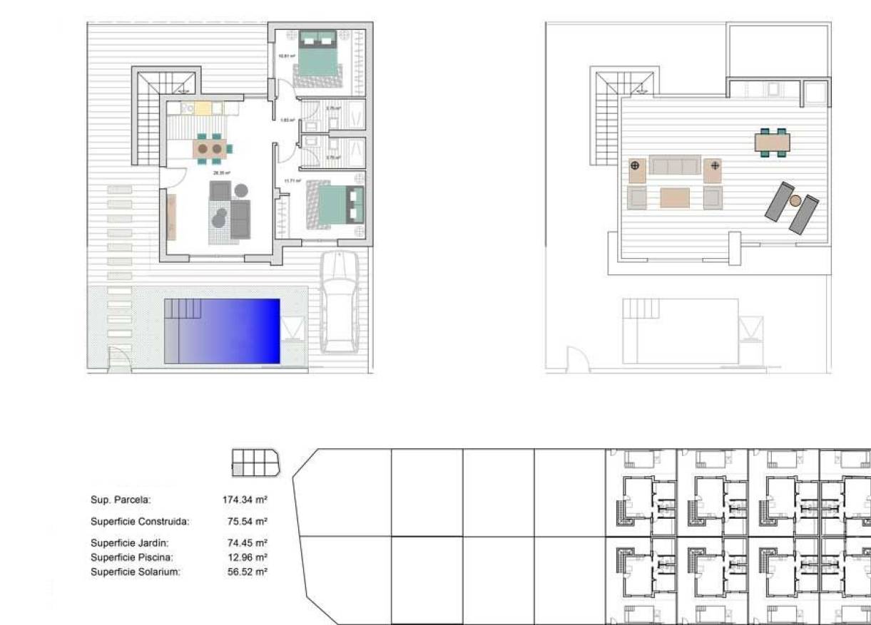 Nieuwbouw - Townhouse / Semi-detached - Torre Pacheco - Roldán