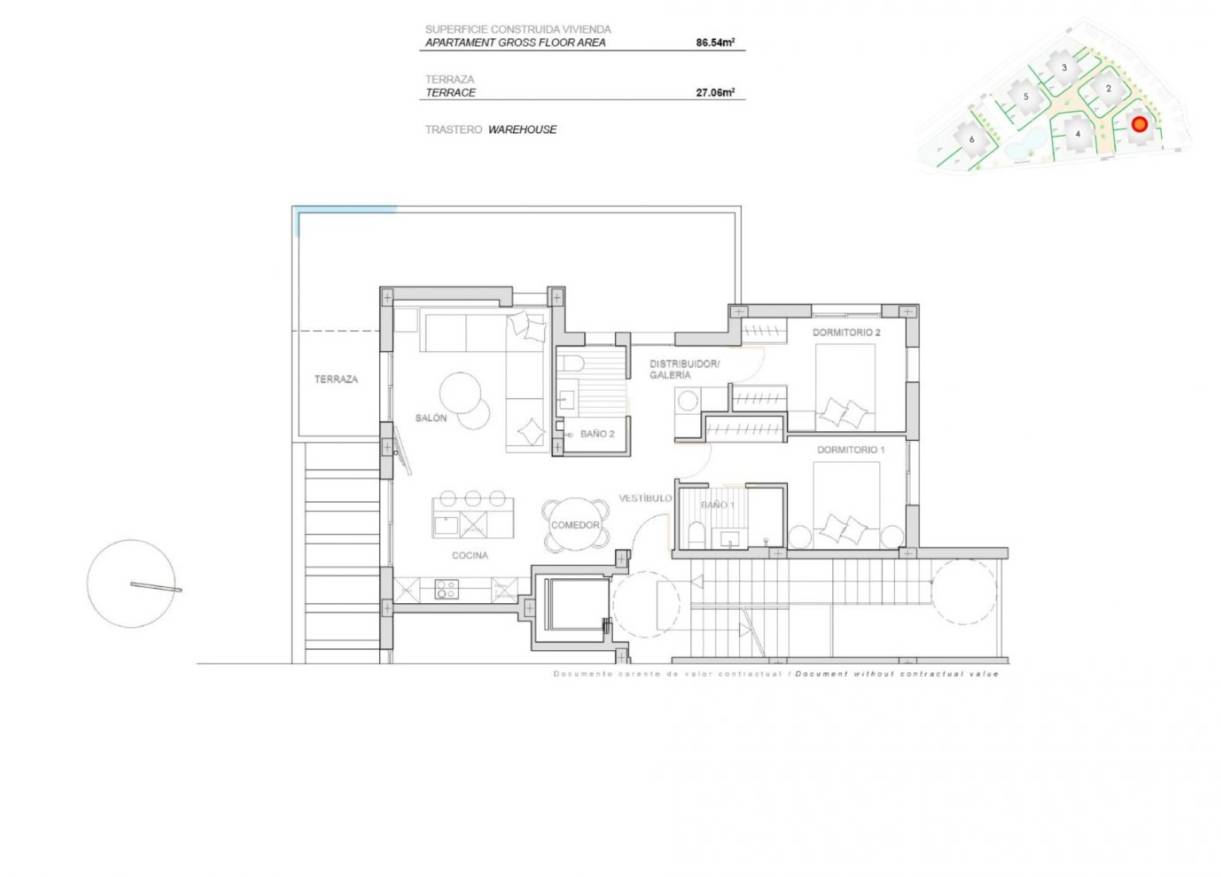 Nieuwbouw - Appartement - Torre Pacheco - Santa Rosalia Lake And Life Resort