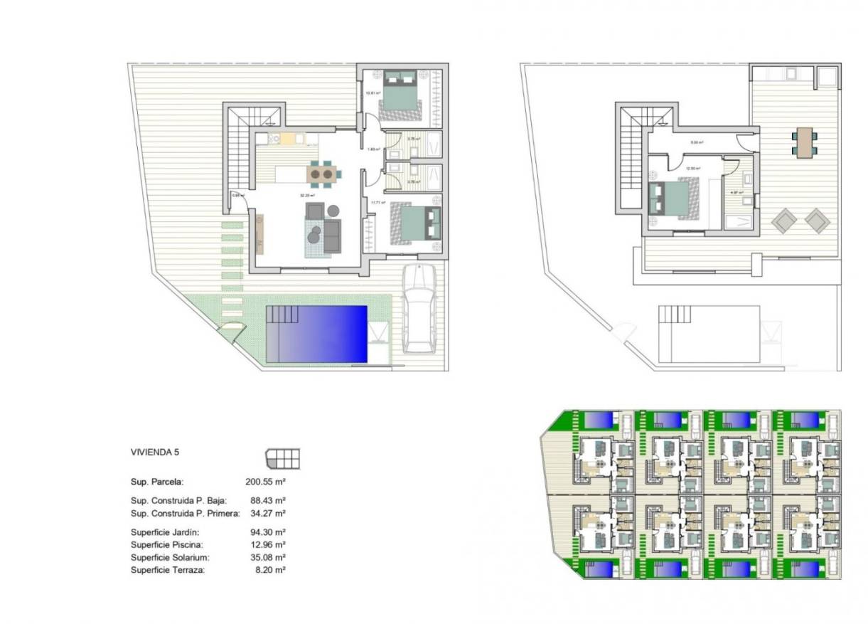 Nieuwbouw - Townhouse / Semi-detached - Torre Pacheco - Roldán