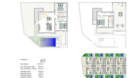 Nieuwbouw - Townhouse / Semi-detached - Torre Pacheco - Roldán