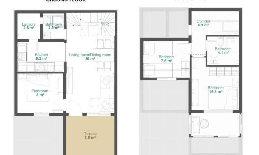 Bestaand - Townhouse / Semi-detached - Orihuela Costa - Urbanización Perla del Mar