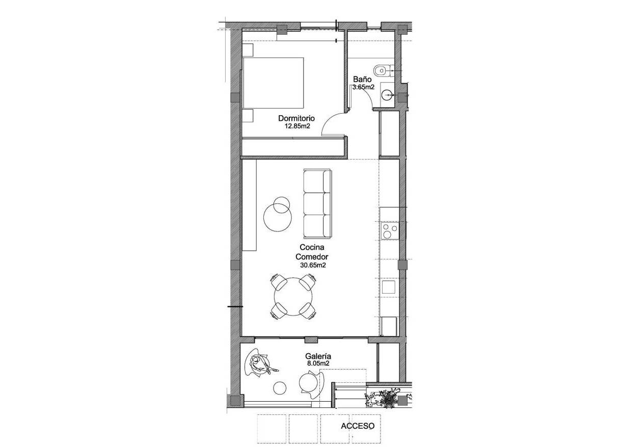 Nieuwbouw - Ground floor apartment - Torrevieja - Playa Los Naufragos