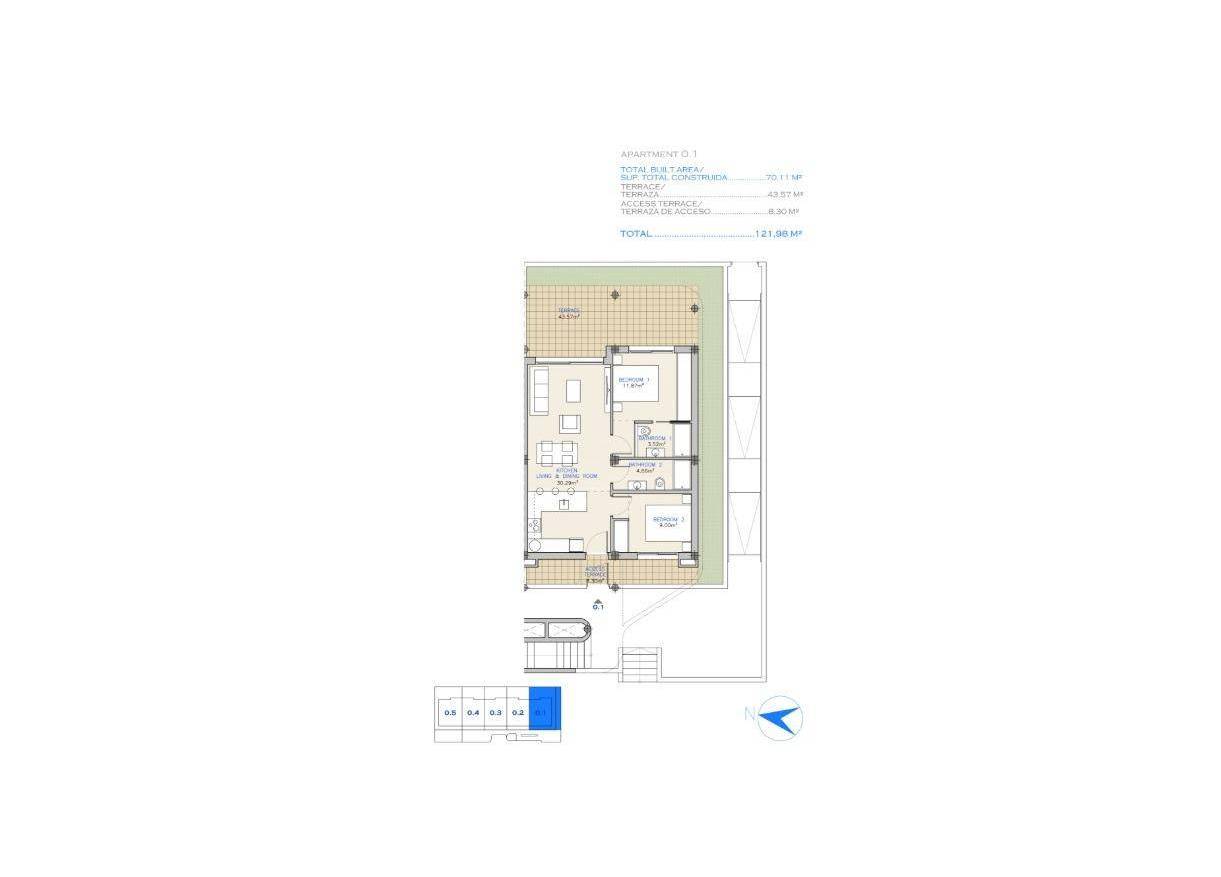 Nieuwbouw - Appartement - Los Alcazares - Serena Golf