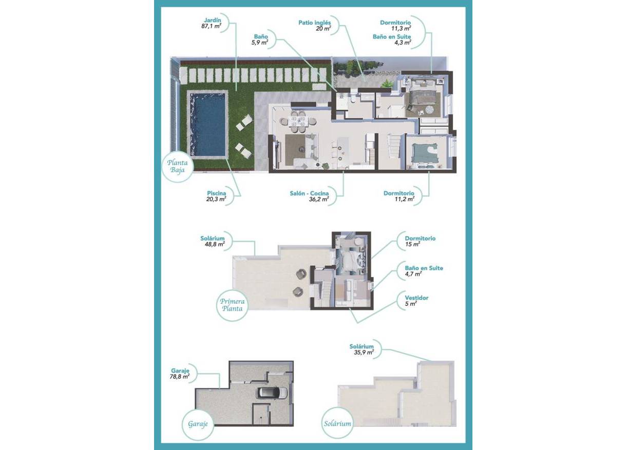 Nieuwbouw - Townhouse / Semi-detached - Los Alcazares - Torre del Rame